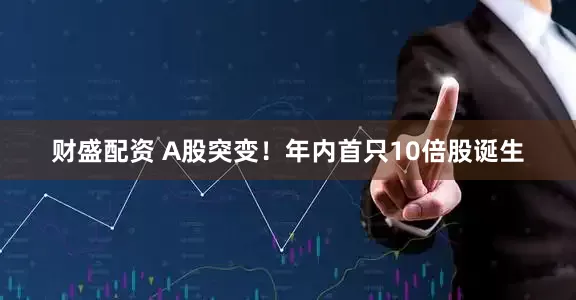 财盛配资 A股突变!年内首只10倍股诞生